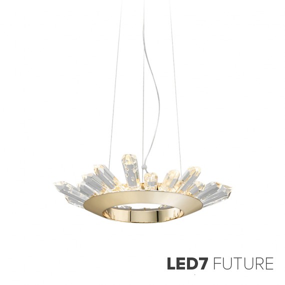 Loft Industry Modern - Crystall Sun Chandelier3